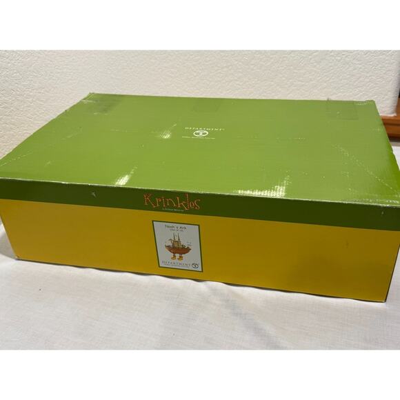 DEPT 56 KRINKLES NOAH'S ARK Patience Brewster Complete Set New 13 Pieces - Picture 12 of 16